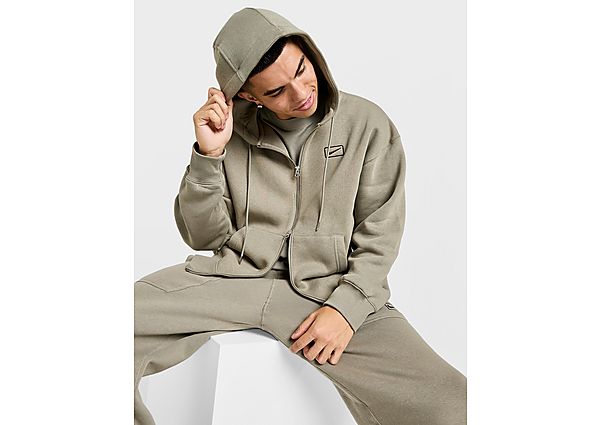 Nike Street Fleece Full Zip Hoodie green