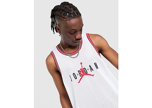 Jordan Basketball Vest white