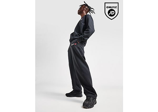 New Balance Core Open Hem Joggers black