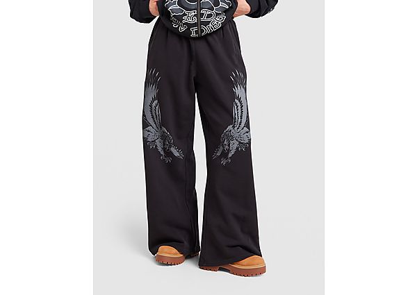 Ed Hardy Gothic Wide Leg Joggers black