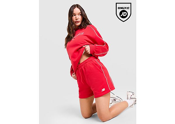 New Balance Pipe Shorts red