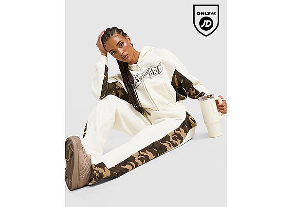 Hoodrich Field Camo Wide Leg Joggers brown