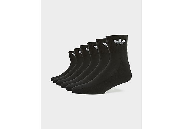 adidas Originals 6-Pack Quarter Socks black