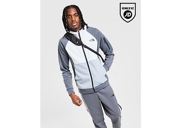 The North Face Tek Full Zip Hoodie grey