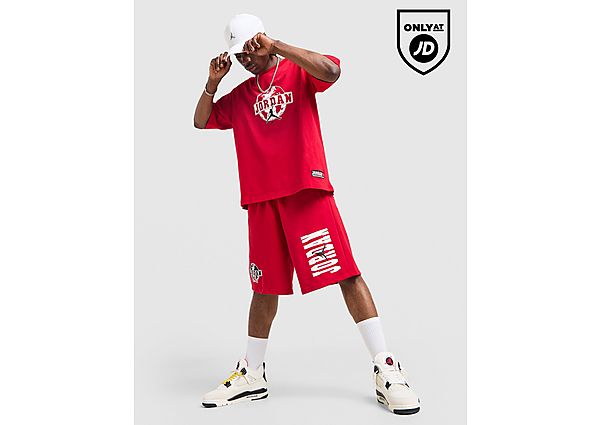 Jordan Globe Shorts red