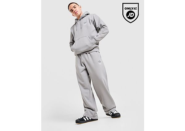 adidas Originals Trefoil Bubble Open Hem Joggers grey