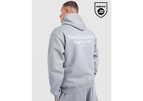 New Balance Run Cub Hoodie grey
