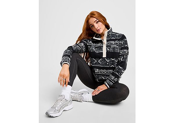 Columbia Benton Springs 1/2 Snap Print Fleece black