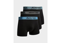 MONTIREX 3-Pack Trail Boxers black