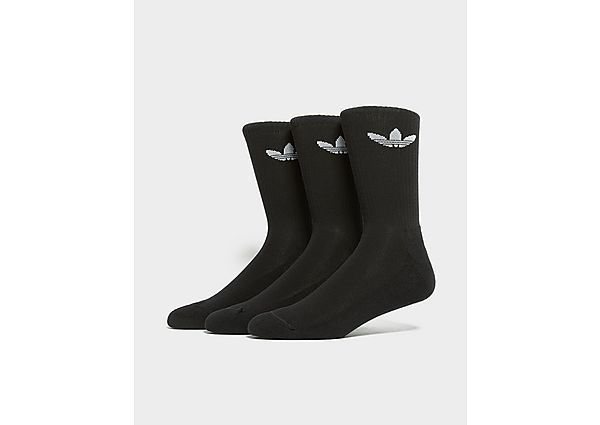 adidas Originals 3-Pack Crew Socks black