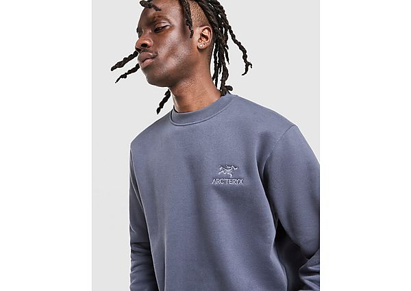Arc\'teryx Emblem Fleece Crew Neck Pullover grey