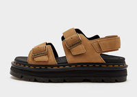 Dr. Martens Zebzag Suede Mules brown