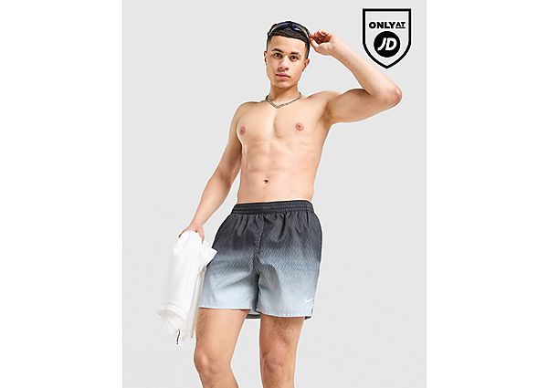 Nike Fade All Over Print Swim Shorts grey