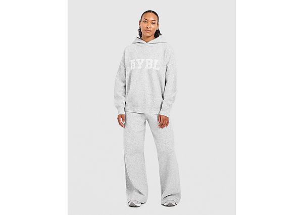 AYBL Varsity Knitted Wide Joggers grey