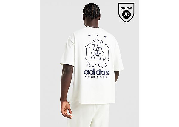 adidas Originals Emblem Oversized T-Shirt white