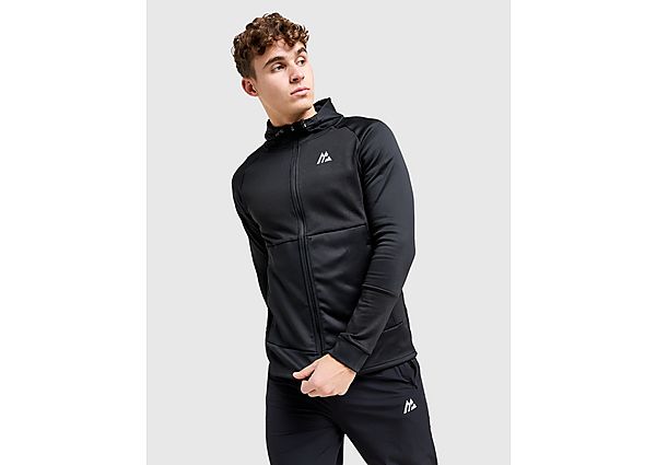 MONTIREX Flex Gridded Full Zip Hoodie black