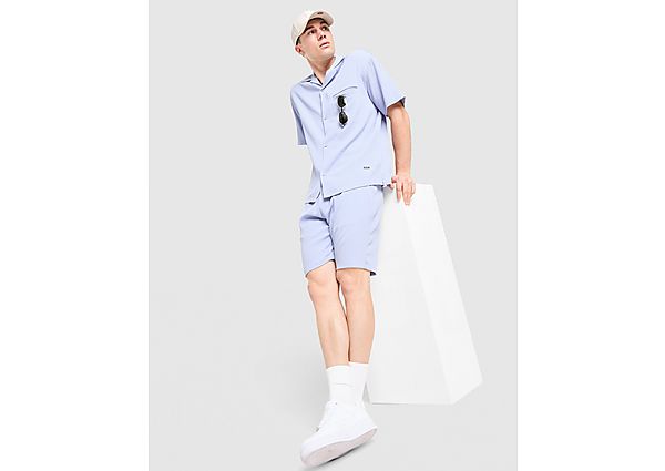 Belier Seersucker Shorts blue