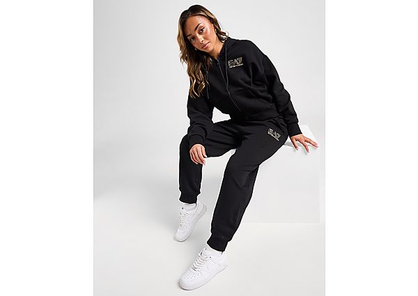EA7 Emporio Armani Shine Full Zip Tracksuit black