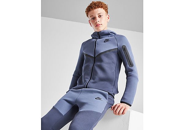 Nike Tech Colour Block Full Zip Hoodie blue