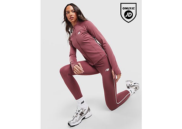 New Balance Pipe Leggings red