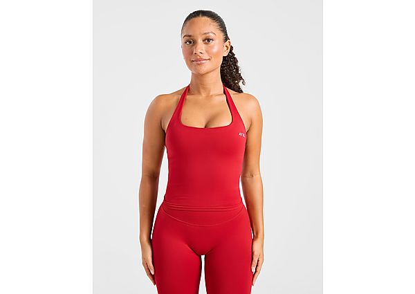 AYBL Enhance Seamless Halterneck Top red