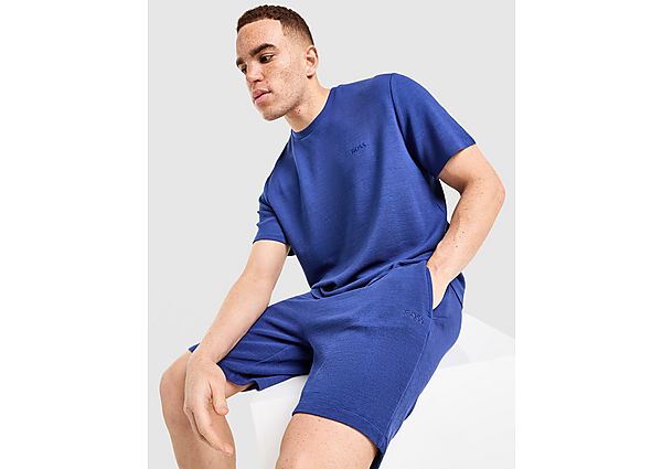 BOSS Ribbed Shorts blue
