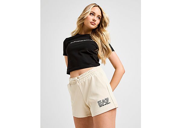 EA7 Emporio Armani Shine Logo Shorts white