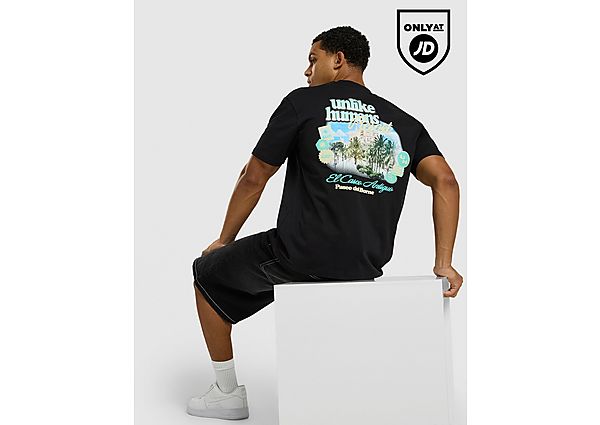 Unlike Humans Resort T-Shirt black