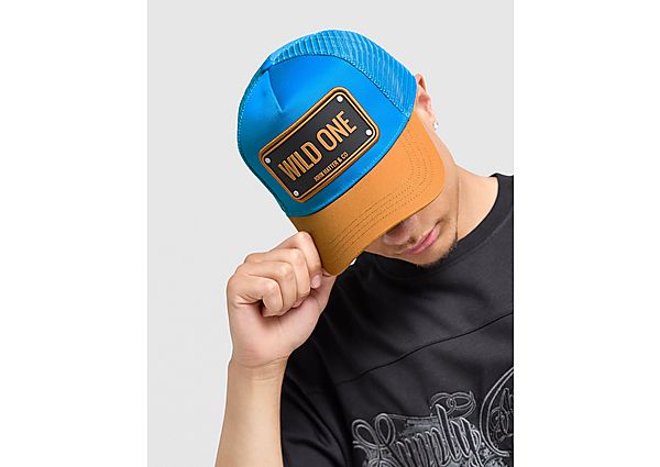 John Hatter & Co Wild One Rubber Trucker Cap blue