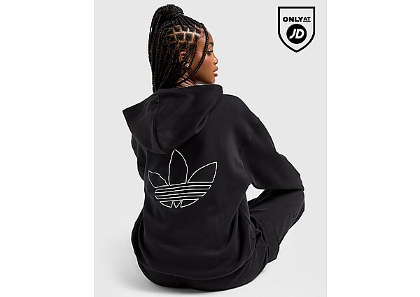 adidas Originals Shine Boyfriend Overhead Hoodie black