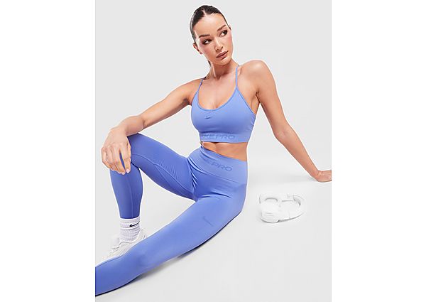 Nike Training Pro Seamless Leggings blue