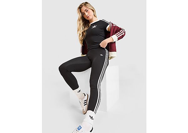 adidas Originals 3-Stripes High Waist Leggings black