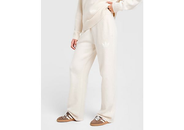 adidas Originals Trefoil Knit Joggers white