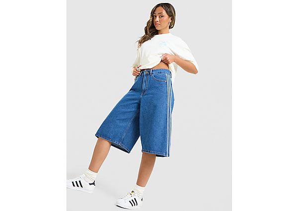 adidas Originals 3-stripes Denim Jorts blue