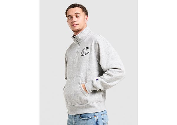 Champion 1/2 Zip Sweatshirt grey