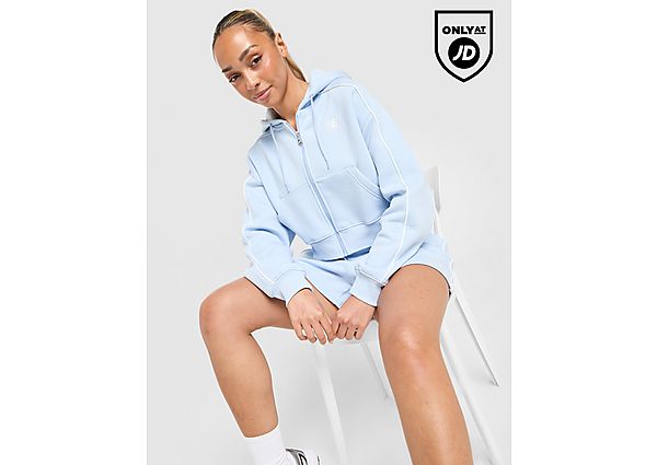 New Balance Pipe Full Zip Hoodie blue