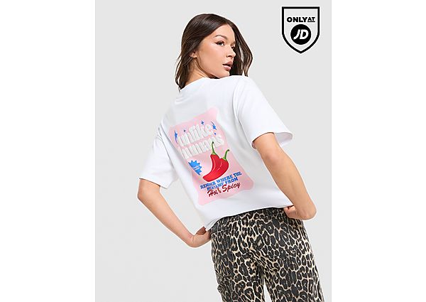 Unlike Humans Chilli T-Shirt white
