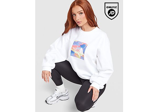 The North Face Mountain Prism Crew Sweatshirt white