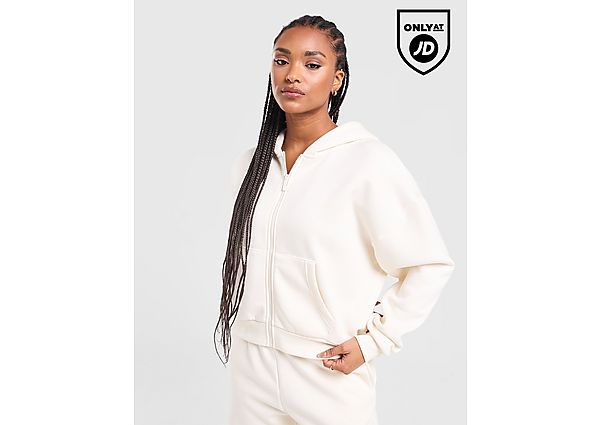 DAILYSZN Cropped Hoodie cream
