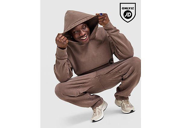 Unlike Humans Pigment Hoodie brown