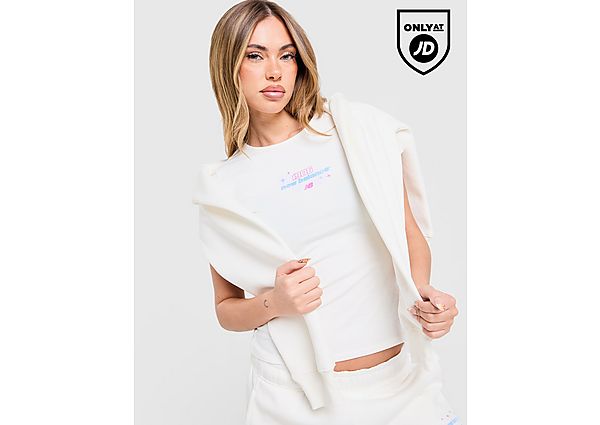 New Balance Star Slim T-Shirt white