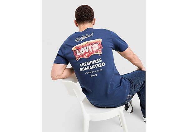 LEVI\'S Pizza Graphic T-Shirt Dark Blue