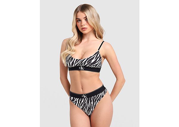 Calvin Klein Underwear Zebra Print Thong black