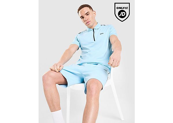 BOSS Philix Zip Polo Shirt blue