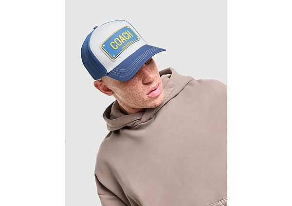 John Hatter & Co Coach Rubber Trucker Cap blue