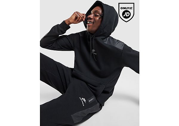 Nike Air Max Fleece Overhead Hoodie black