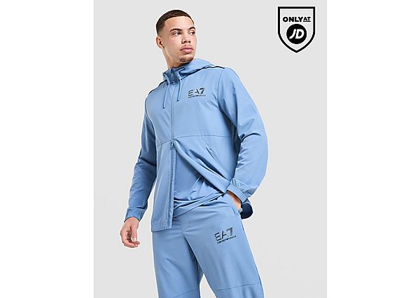 EA7 Emporio Armani Ventus Full Zip Hoodie blue