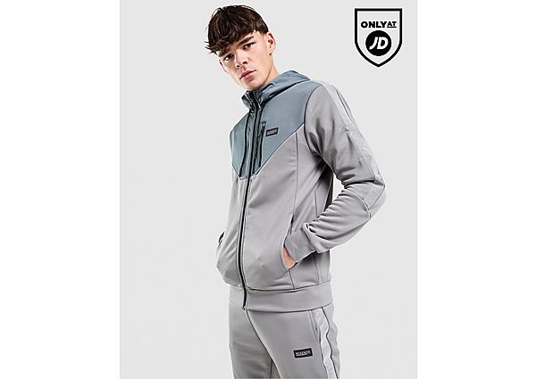 McKenzie Felden Poly Full Zip Hoodie grey