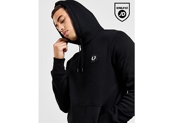 Fred Perry Badge Overhead Hoodie black