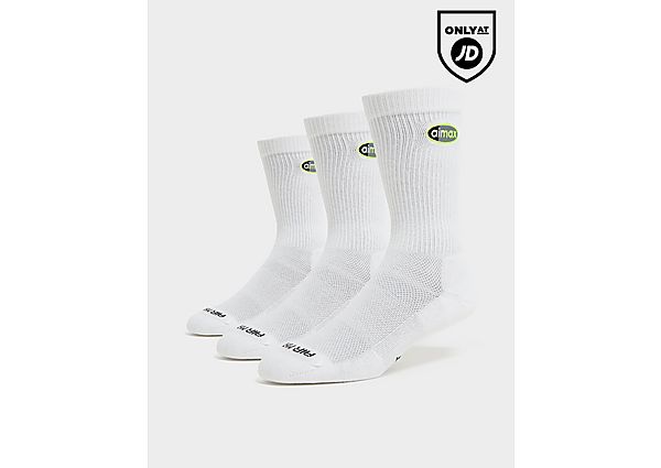 Nike 3-Pack Air Max 95 Crew Socks white